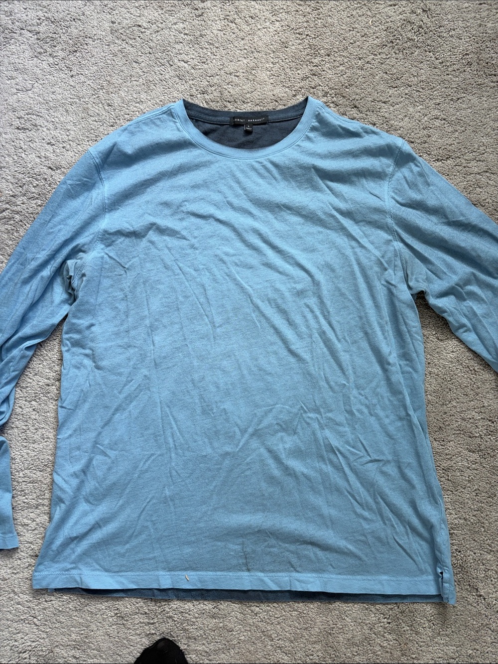 Ro Men's Light Blue Long Sleeve Tee